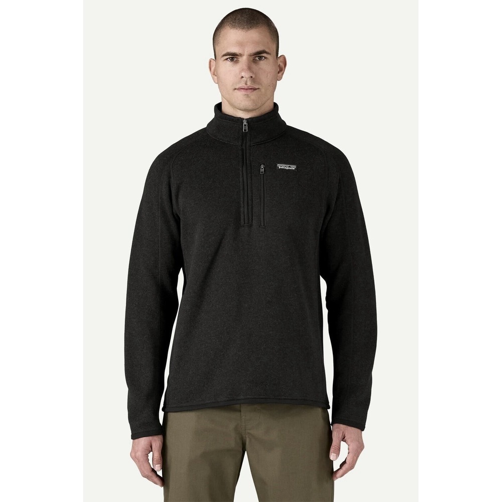 Patagonia Men's Better Sweater Black Full-Zip Jacket Size L